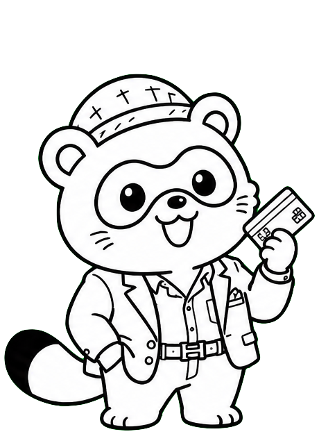 口座開設のたぬき